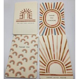 Studio Oh! Boho Rainbow Thank You Cards with Envelopes & Seals, 24 ct, 4 designs